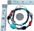 Multicolor And Sterling Silver Southwest Bead Necklace SX114947